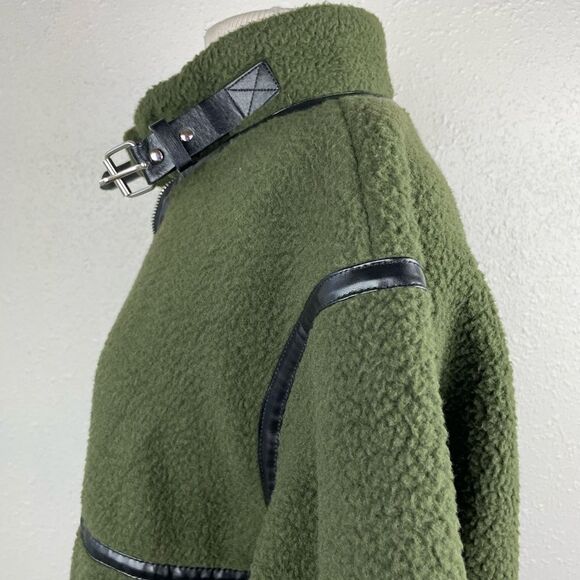 PrettyGarden Full Zip Long Fleece Jacket Size L EUC - Picture 6 of 11